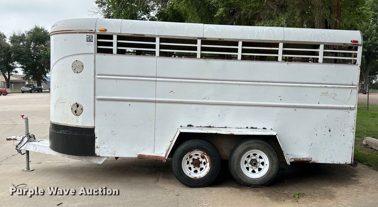 image for item NE9062 1995 J&S  livestock trailer