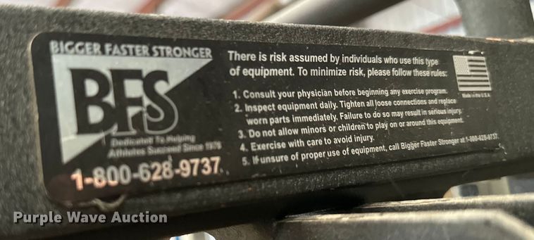 image for item NE9063 BFS  pull up machine