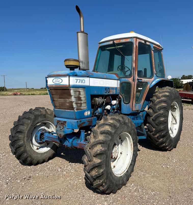 image for item NE9076 1984 Ford 7710  MFWD tractor