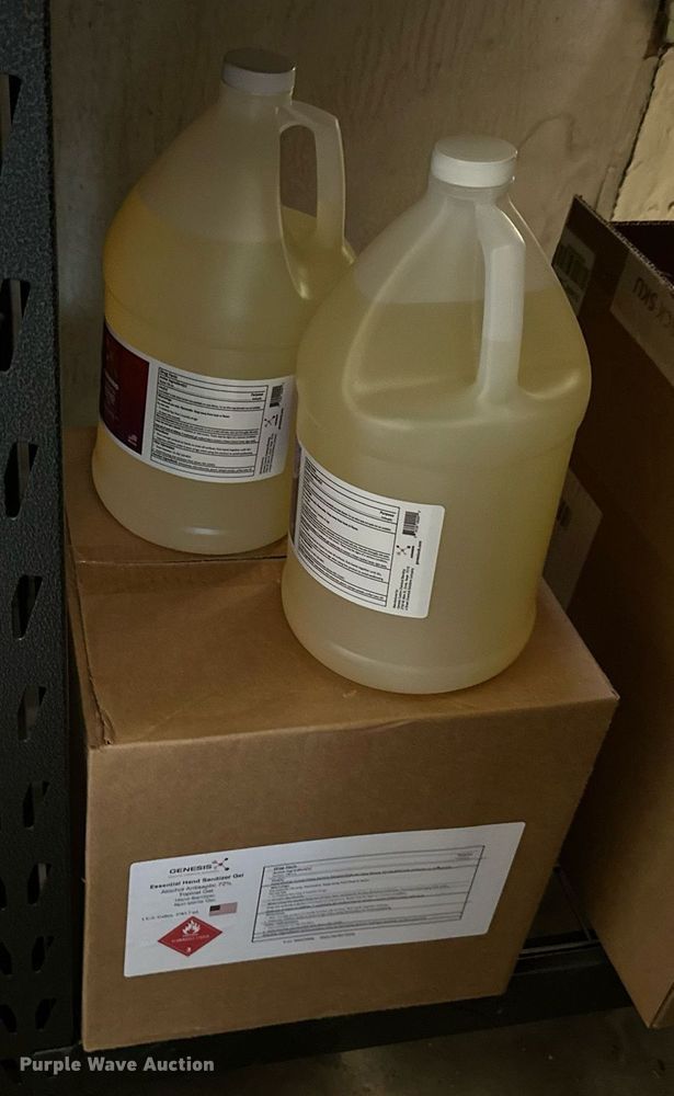 image for item NP9825 Approximately 86 gallon jugs of Genesis hand sanitizer