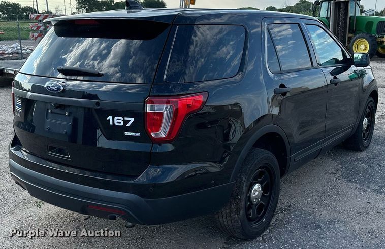 image for item NP9845 2017 Ford Explorer Police  SUV
