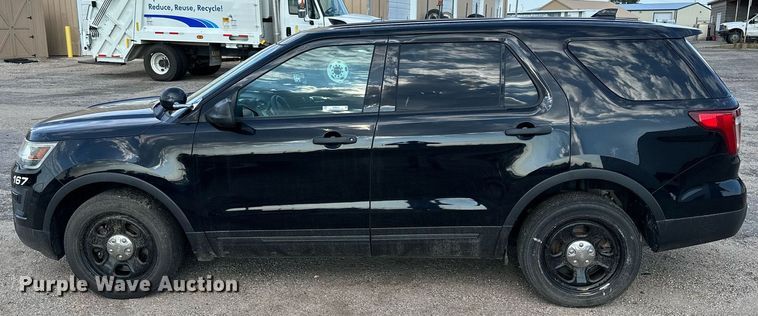 image for item NP9845 2017 Ford Explorer Police  SUV