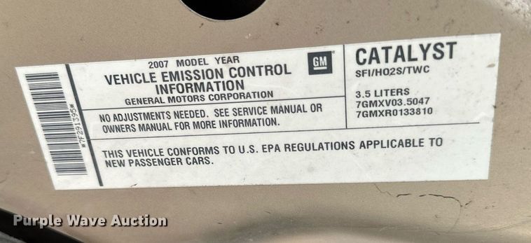 image for item NP9847 2007 Chevrolet Malibu