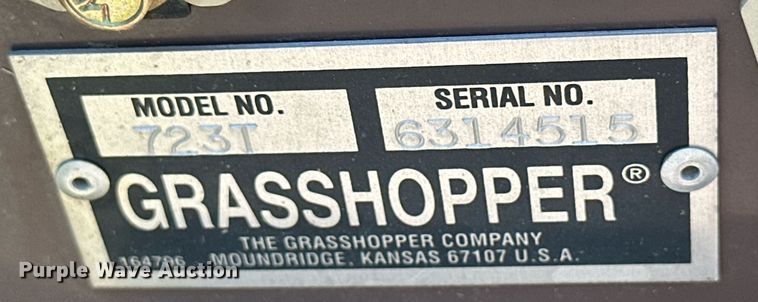 image for item NP9850 Grasshopper 723K  ZTR lawn mower