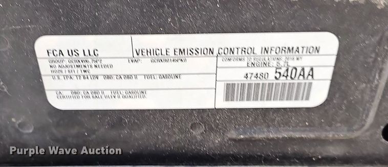 image for item NT9729 2016 Dodge Charger Police