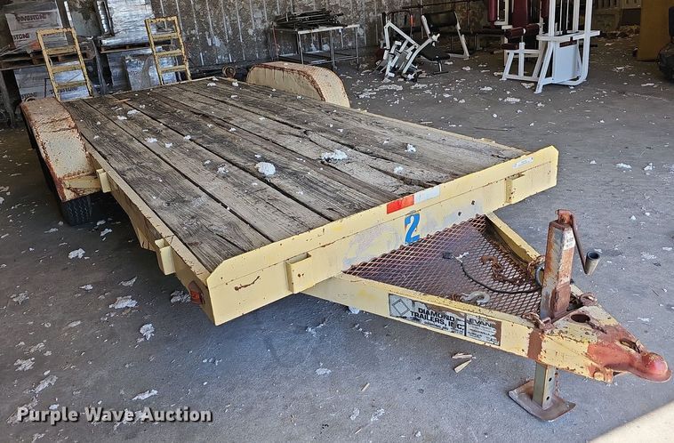 image for item NT9752 1987 Blue Diamond  utility trailer