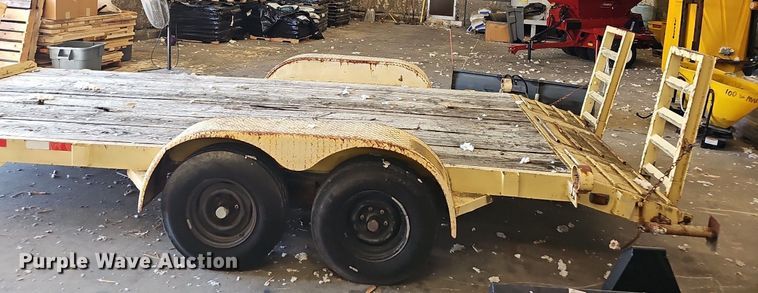 image for item NT9752 1987 Blue Diamond  utility trailer