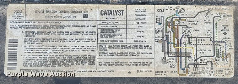 image for item NT9757 1984  Chevrolet Suburban  SUV