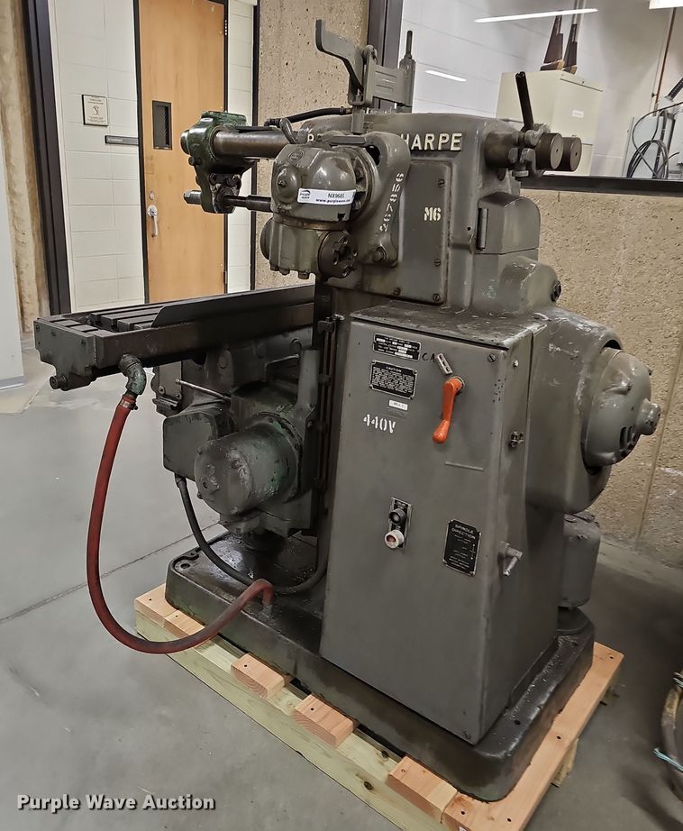 image for item NX9685 Brown & Sharpe No. 2 Plain  milling machine