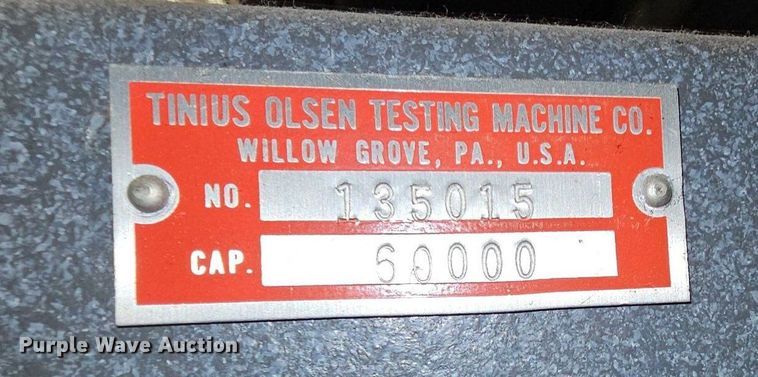 image for item NX9694 Tinius Olsen  testing machine