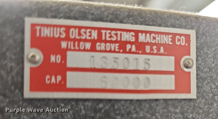 image for item NX9694 Tinius Olsen  testing machine