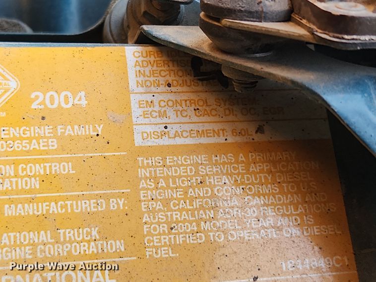 image for item OK9591 2005 International CE200  school bus