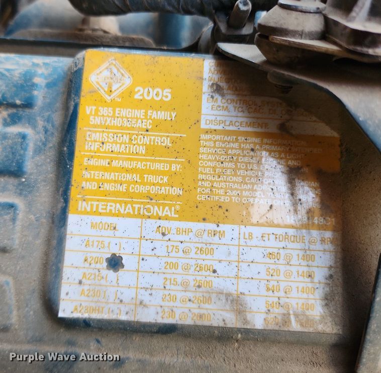 image for item OK9594 2006 International CE200  school bus