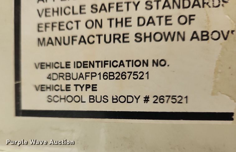 image for item OK9594 2006 International CE200  school bus