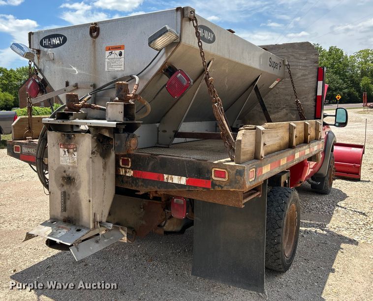 image for item OK9612 2005 Ford F550 Super Duty  dump flatbed truck