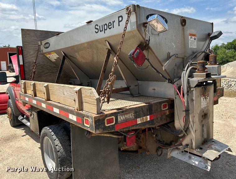 image for item OK9612 2005 Ford F550 Super Duty  dump flatbed truck