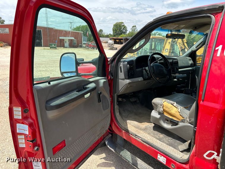 image for item OK9612 2005 Ford F550 Super Duty  dump flatbed truck