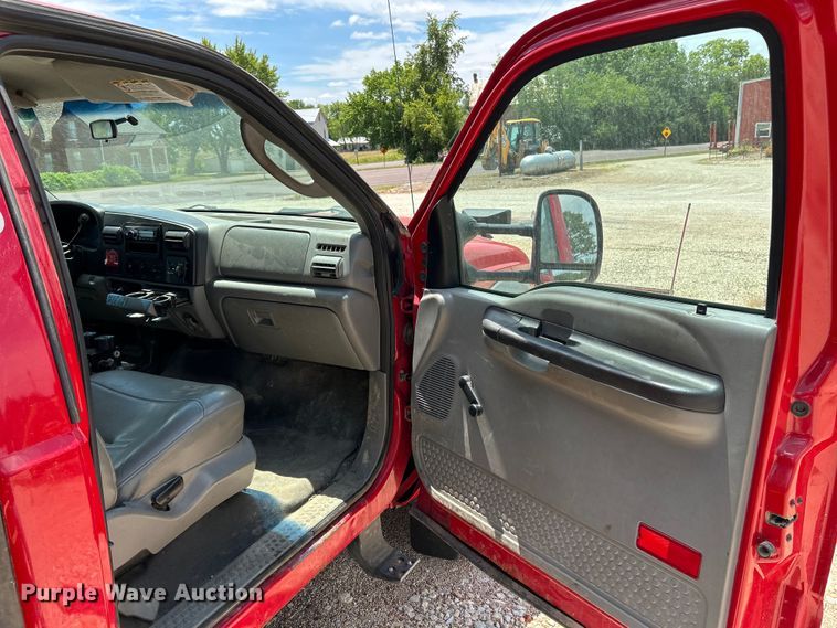 image for item OK9612 2005 Ford F550 Super Duty  dump flatbed truck