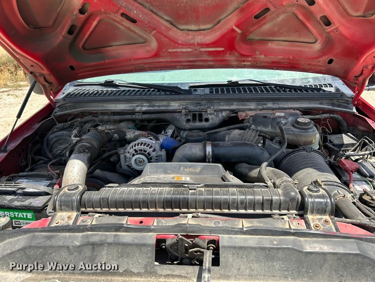 image for item OK9612 2005 Ford F550 Super Duty  dump flatbed truck