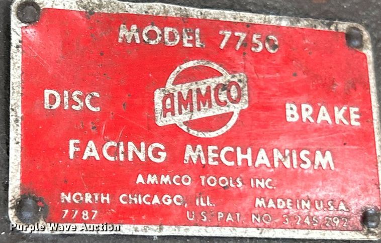 image for item OK9627 Ammco 4000  brake lathe
