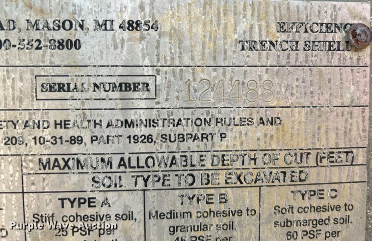 image for item OK9628 Efficiency XLAP-810  trench box