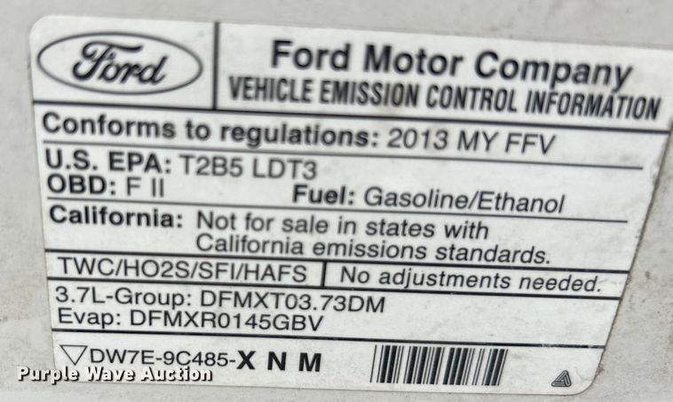 image for item OK9632 2013 Ford Explorer Police Interceptor  SUV