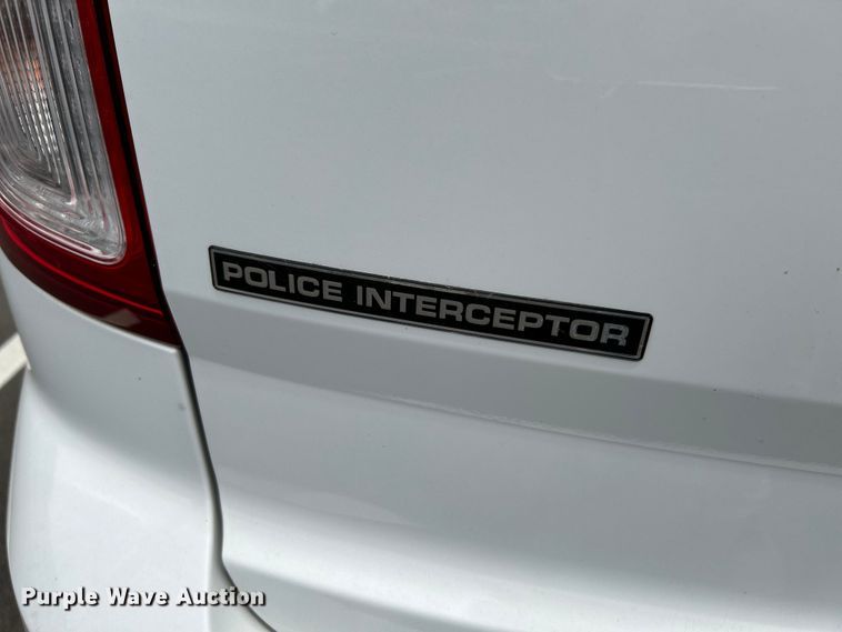 image for item OK9632 2013 Ford Explorer Police Interceptor  SUV