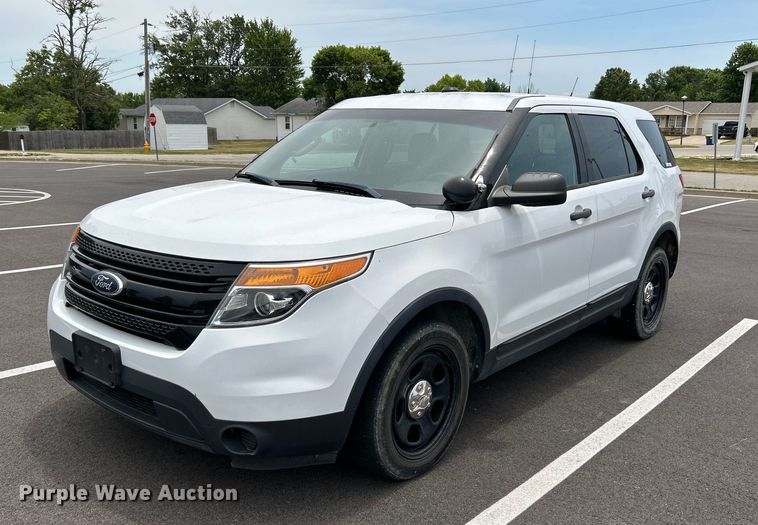 image for item OK9633 2013 Ford Explorer Police Interceptor  SUV