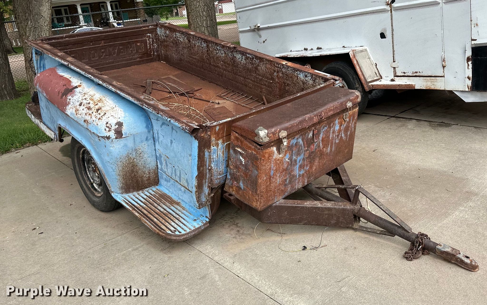 Shop built pickup truck bed trailer in Ulysses, KS Item NE9061 for