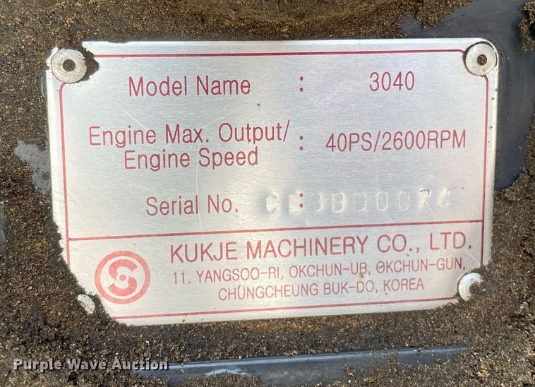 image for item DL3851 Century 3040  MFWD tractor