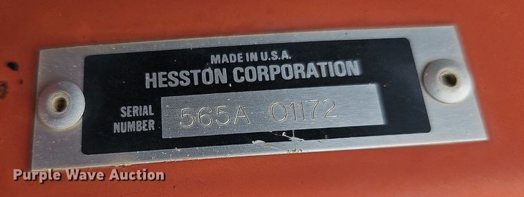 image for item DN8577 Hesston 565A  round baler