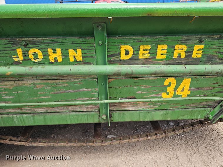 image for item DO2869 John Deere 34  manure spreader