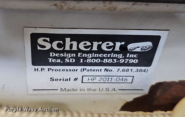 image for item DO2877 Scherer H.P. Processor  kernel processor