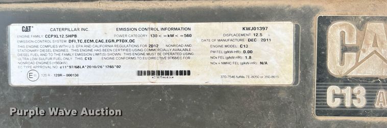 image for item DQ2118 2012 Claas 750  combine