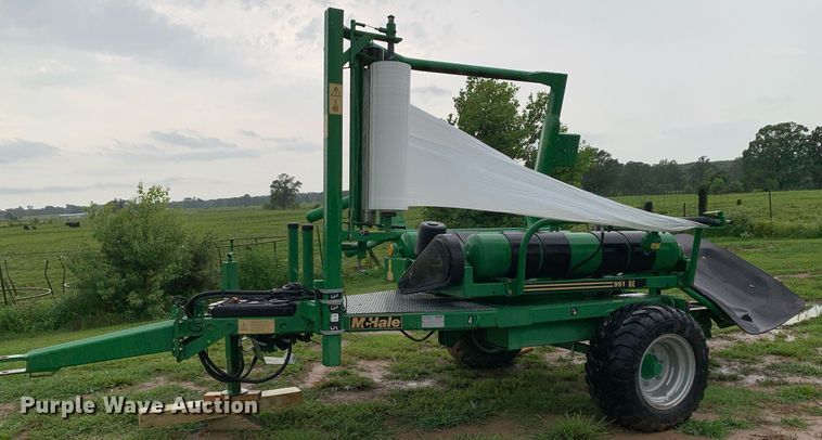 image for item LH9762 2016 McHale 991 BE  bale wrapper