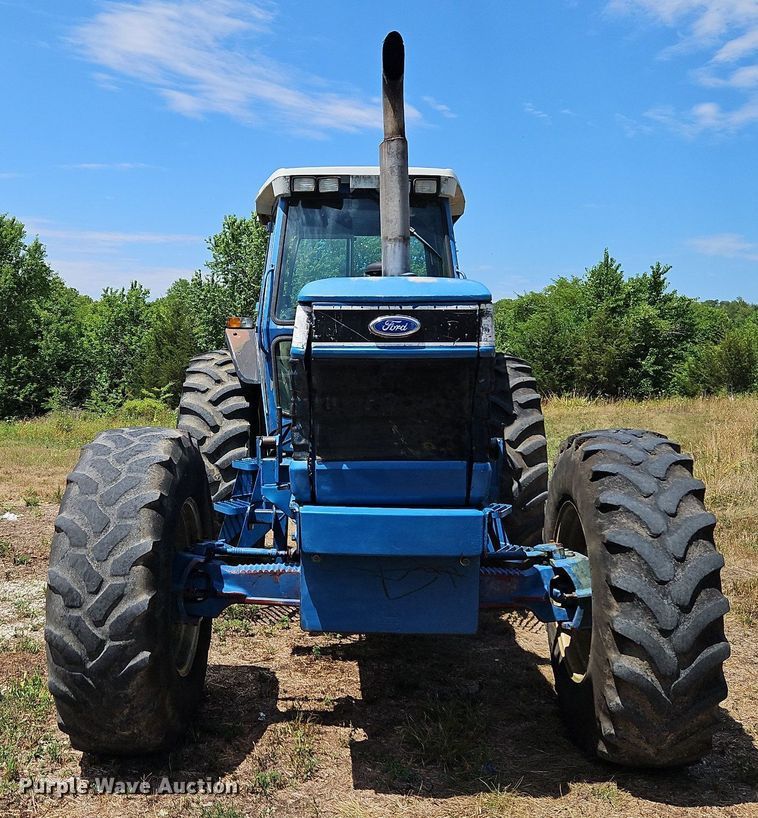 image for item LM9079 1990 Ford 8730  MFWD tractor