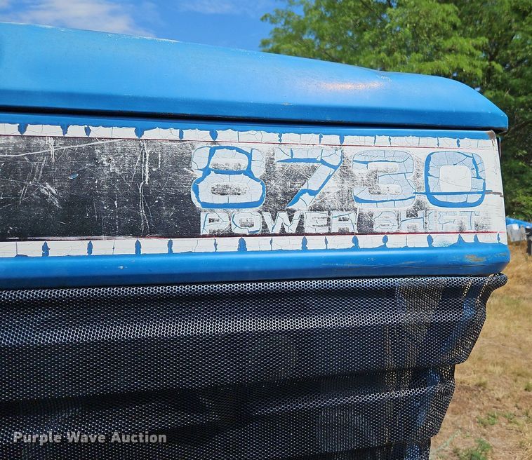image for item LM9079 1990 Ford 8730  MFWD tractor