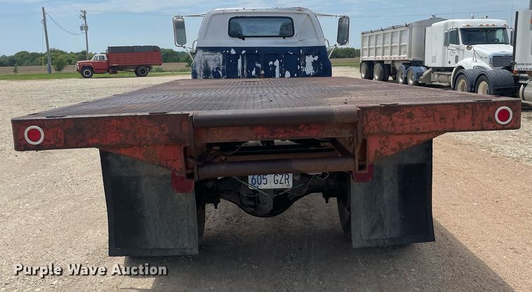 image for item LS9346 1982 GMC Sierra 7500  dump flatbed truck