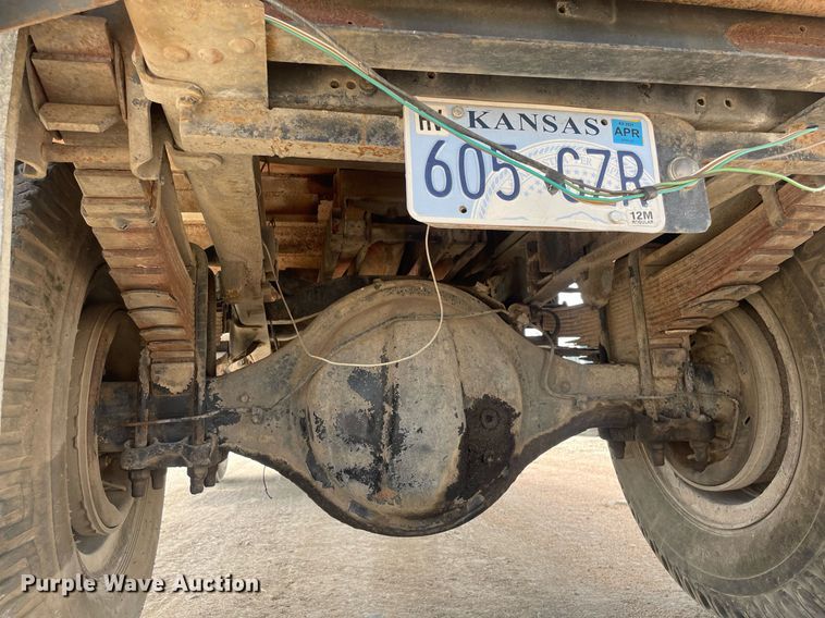 image for item LS9346 1982 GMC Sierra 7500  dump flatbed truck