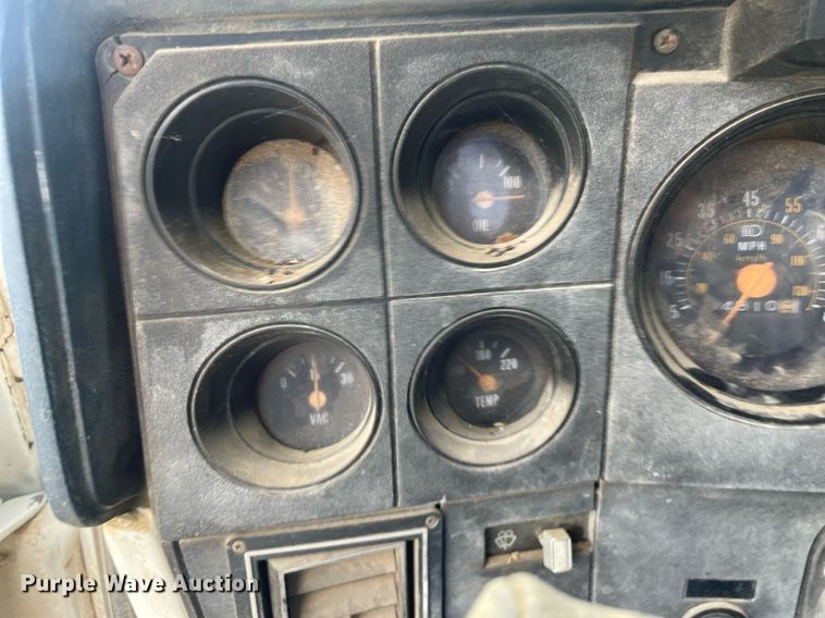 image for item LS9346 1982 GMC Sierra 7500  dump flatbed truck