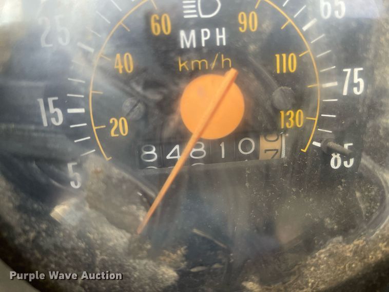 image for item LS9346 1982 GMC Sierra 7500  dump flatbed truck