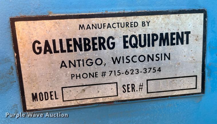 image for item LS9347 1990 Gallenberg GSPS1200  sprayer
