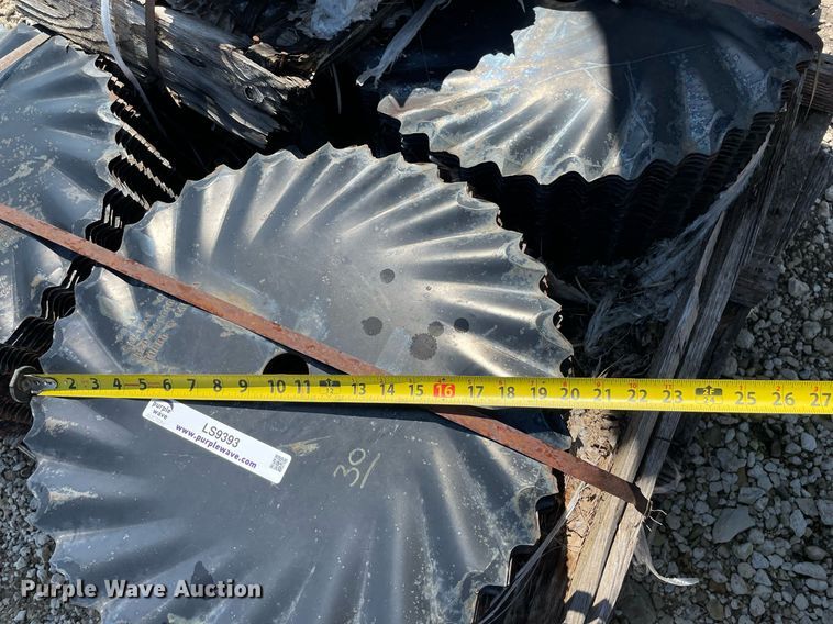 image for item LS9393 Approximately 140 Great Plains coulters