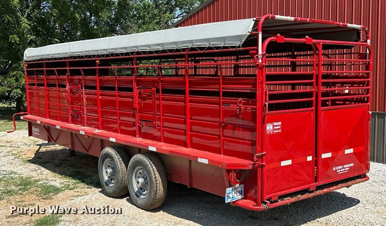 image for item MB9678 2018 W-W  livestock trailer
