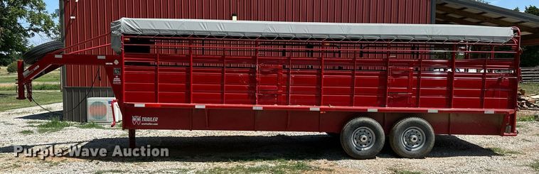 image for item MB9678 2018 W-W  livestock trailer