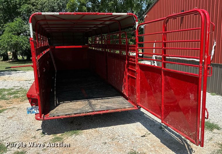 image for item MB9678 2018 W-W  livestock trailer