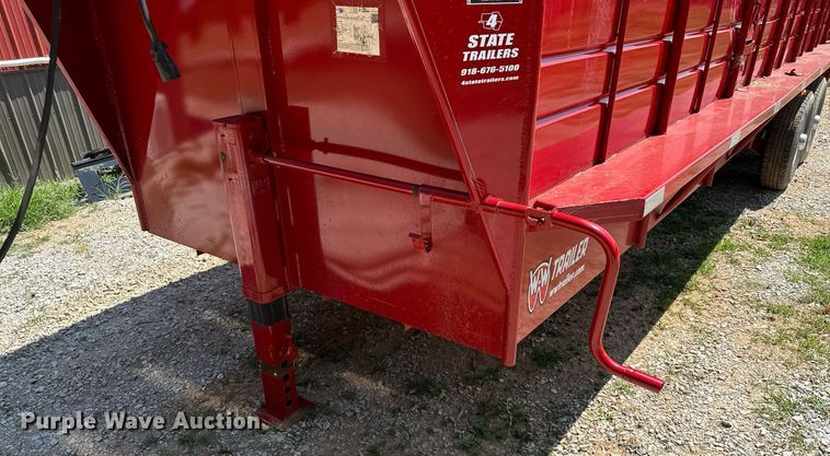image for item MB9678 2018 W-W  livestock trailer