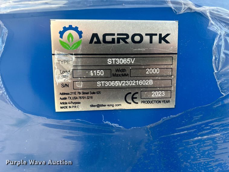 image for item MC9992 2023 Agrotk ST3065V  storage building