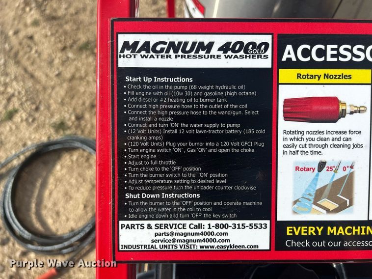 image for item MC9994 Easy Kleen Magnum 4000 Gold  pressure washer