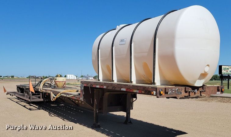 image for item ML9475 1988 Fontaine  drop deck equipment trailer